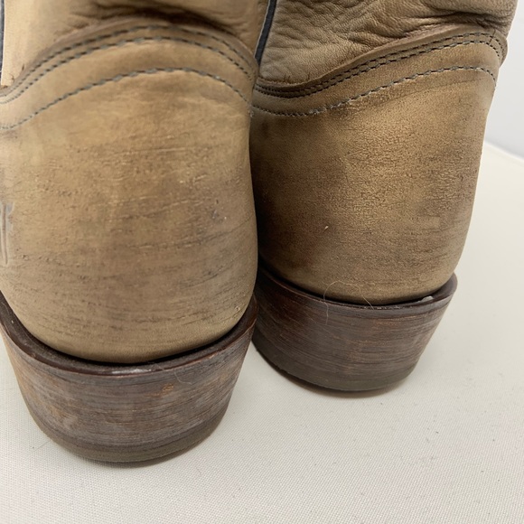 Frye Billy Short Pull On Boots Size 7 Gray - Picture 3 of 8